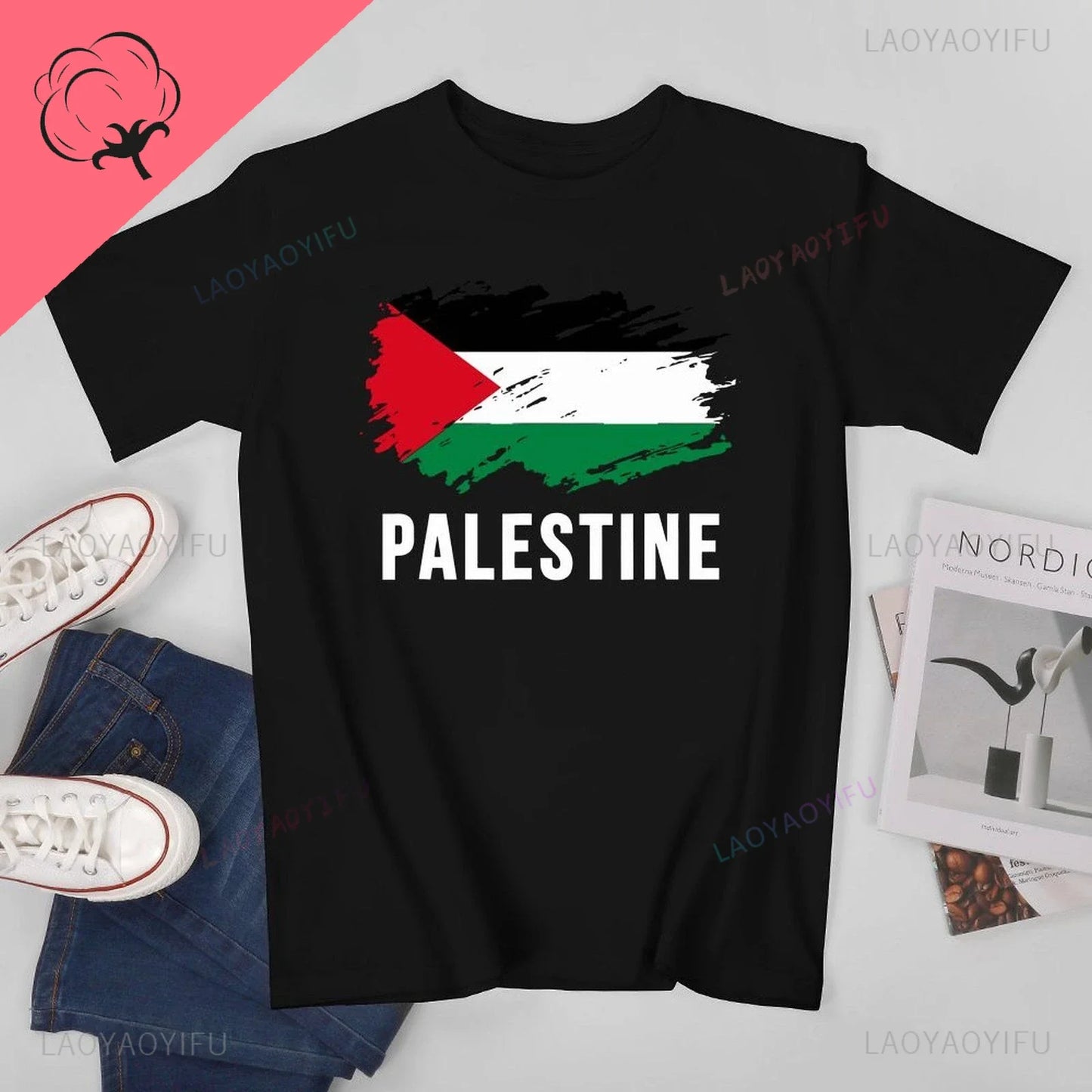 T-Shirt zur Befreiung Palästinas, Baumwoll-T-Shirt