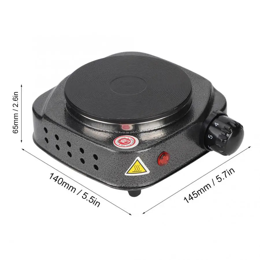 Mini estufa eléctrica de 500W, placa de cocina caliente multifuncional, horno de calefacción para leche, agua y café, uso de cocina, EU 220-230V