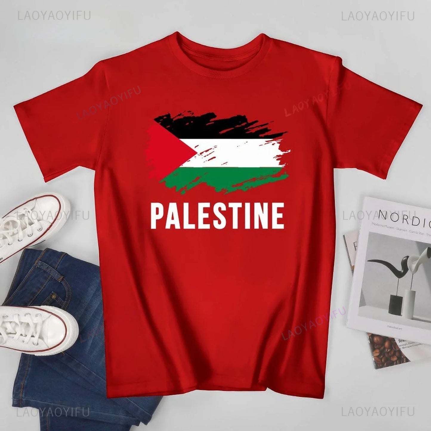 T-Shirt zur Befreiung Palästinas, Baumwoll-T-Shirt