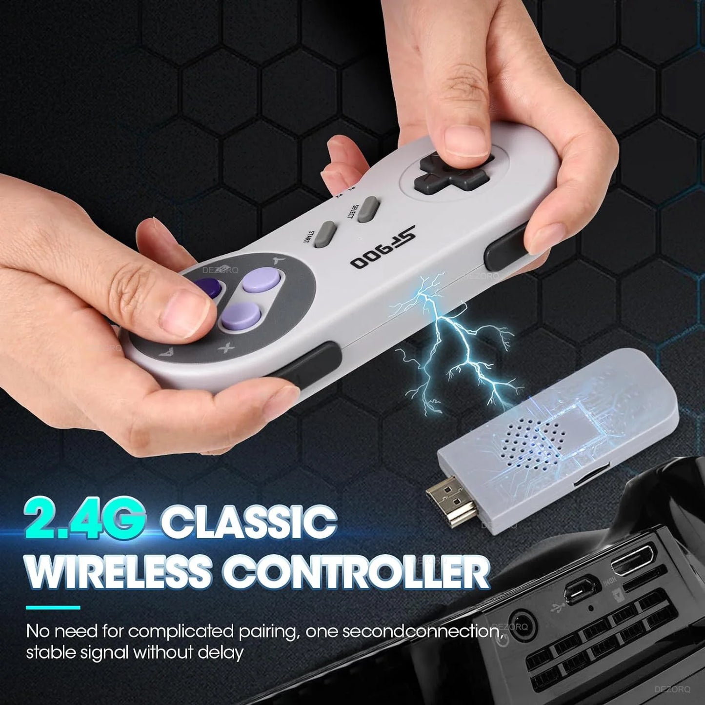 Consola SF900 for Super Nintendo 16 Bit Game Stick 4700 Retro Games HD Video Game Consoles for NES SNES Wireless Controller
