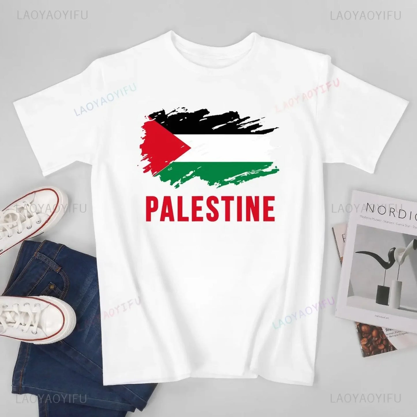 T-Shirt zur Befreiung Palästinas, Baumwoll-T-Shirt